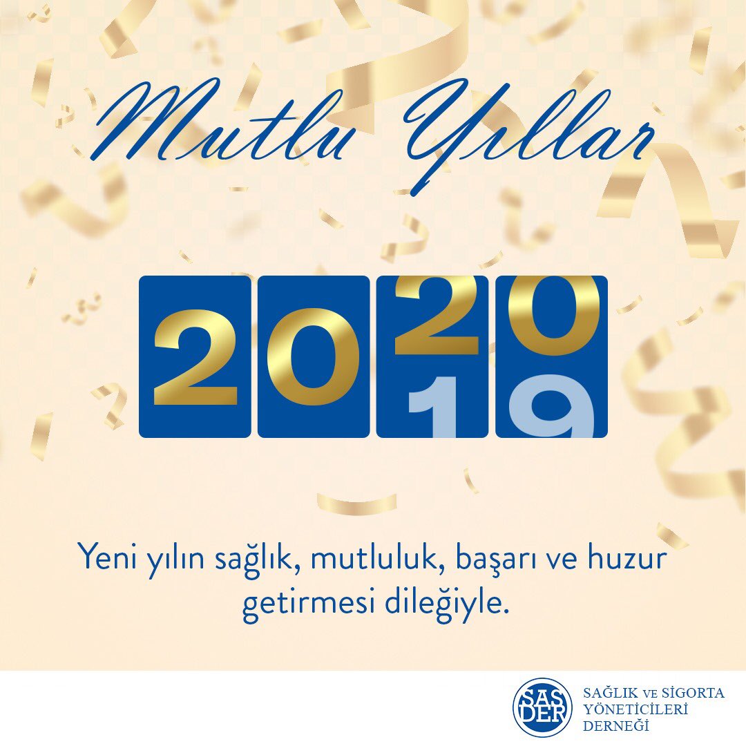 SASDER ailesi olarak yeni yılınızı kutlar, yeni yılın sağlık, mutluluk, başarı ve huzur getirmesini dileriz. Mutlu yıllar…

#sasder #yeniyıl #happynewyear #2020 #hoşgeldin2020 #newyear