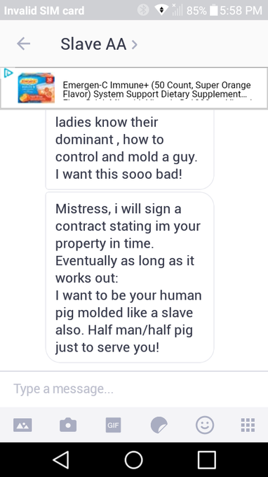 I can't wait to be worshipped by this #littlepiggy #slave .. I plan on training him to be my most perfect<a href="/tag/littlepiggy"class="tags">#littlepiggy</a><a href="/tag/femdom"class="tags"><span>#femdom</span></a><a href="/tag/dominatrix"class="tags"><span>#dominatrix</span></a><a href="/tag/slave"class="tags"><span>#slave</span></a><a href="/tag/domme"class="tags"><span>#domme</span></a><a href="/tag/petslave"class="tags"><span>#petslave</span></a>