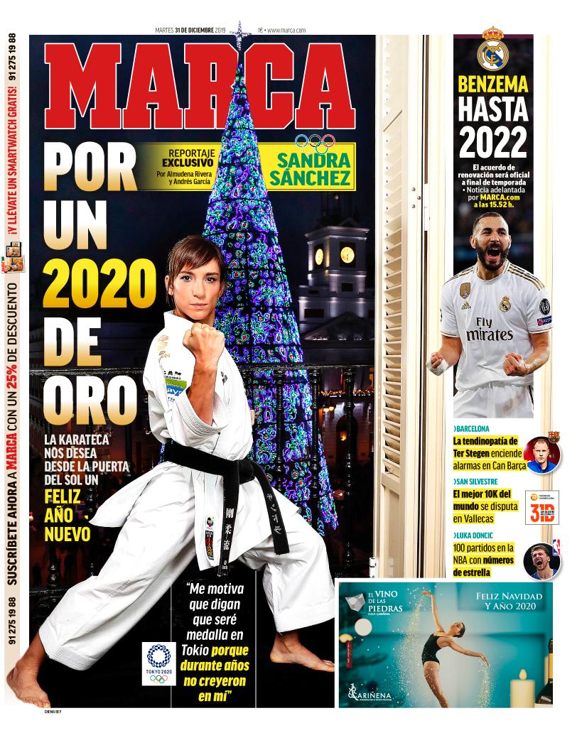 GRACIAS @MARCA Por esta forma tan increíble de despedir el año!🗞️
Gracias <a href="/almu_marca/">Almudena Rivera</a> y <a href="/andrewgarcia/">Andrés G.</a> por esta oportunidad,la ilusión y las ganas que poneis para hacer especial vuestro trabajo🙌
Gracias a todo el equipo💇‍♀️📸 por sacar lo mejor de mi 😊❣️

#Karate #SandraSanKarate