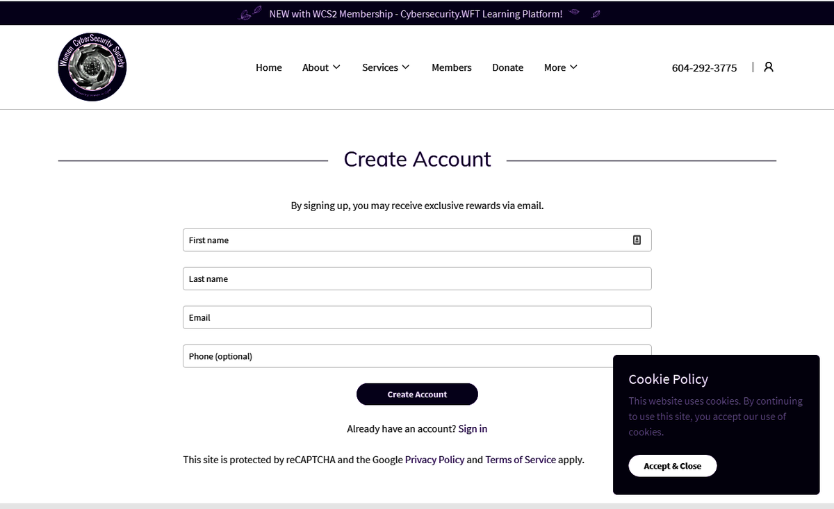 WomenCSSociety's tweet photo. Did you know you can create a free account on our website which offers basic access to online resources, tools and special promos for WCS2 Members only?! Sign up today for 2020 #freeaccount
https://t.co/pQJIKVInEk 
#cybersecurity #womenintech #womenincybersecurity #WCS2Membership https://t.co/Fvasevqqqr