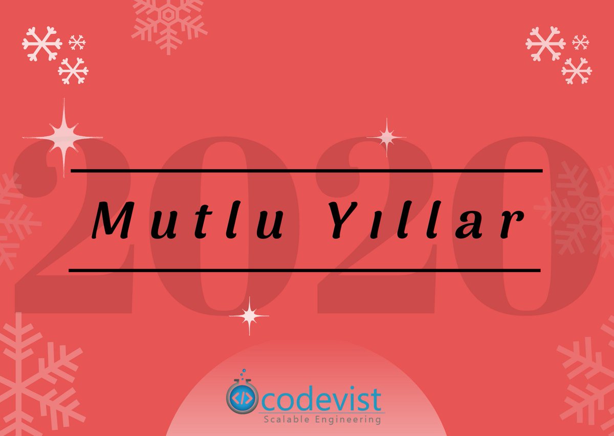 codevist's tweet photo. Codevist ailesi olarak size ve sevdiklerinize sağlık, huzur ve başarı dolu bir 2020 yılı diliyoruz.
#Codevist #Fintech #Finans #Teknoloji https://t.co/YxxKwogdx5
