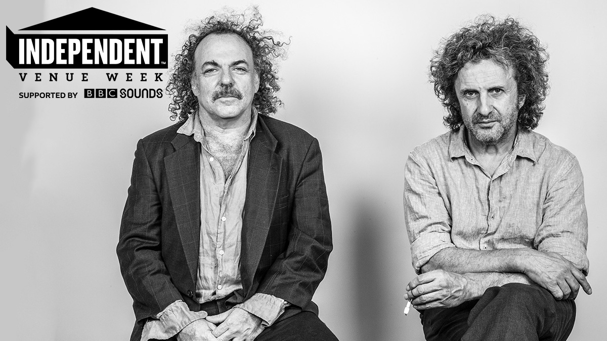 KomediaBrighton's tweet photo. We're excited to present a special show for @xylouriswhite + @GweniferRaymond as part of Independent Venue Week on Mon 27 Jan

Cretan music rooted in the past and future from Georgios Xylouris on Cretan laouto and vocals and Jim White on drums.

https://t.co/Vl2rFUzpOP
@IVW_UK https://t.co/6mj8ZNQQVh