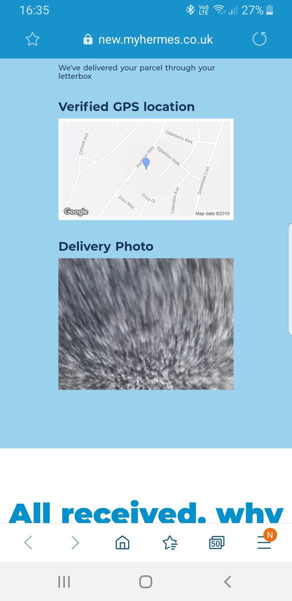 Haylz24's tweet photo. @TKMaxxHelp Hi. I had an order say it was delivered to a safe place/ (through letterbox) last monday whilst I was working  and this picture left however I did not receive it. How to I get a refund? https://t.co/1fPpX0fNkk