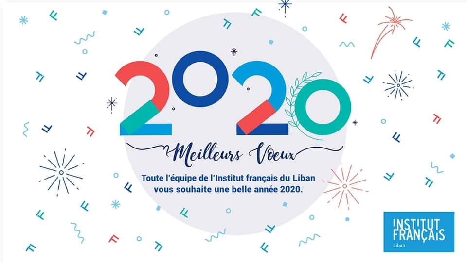 NicolasBeyrouth's tweet photo. Toute l’équipe de l’#IFLiban vous souhaite une belle année 2020. Meilleurs voeux ! #IFL2020
https://t.co/OSkP2aDOiN https://t.co/DWb1Kd7X23