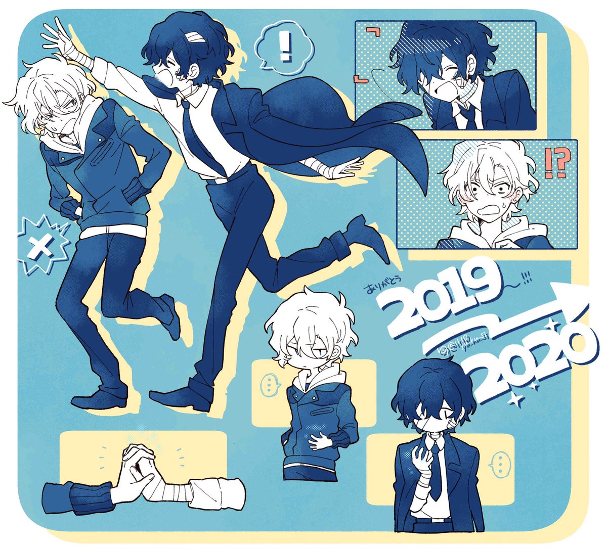 【描き納め?】2019年ありがとうー!!
太中に染まった1年間でものすごく楽しかった!!2020年もたくさん描きたいです❕ 