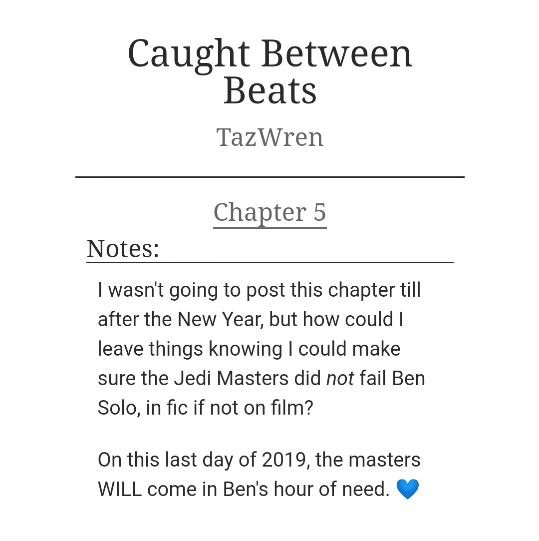 WrenTaz's tweet photo. Caught Between Beats - Ch.5 (Rated T)
https://t.co/iJSFy7gcLG

Obi-Wan turned from his former master to Ben with understanding on his face. “I see what you mean, Master. The balance will come from Anakin’s grandson.”
#reylofic #reylofanfic https://t.co/XFyffdmQCx