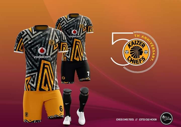 Kaizer Chiefs unveils new iconic jersey and logo for 50th anniversary -  YOMZANSI. Documenting THE CULTURE