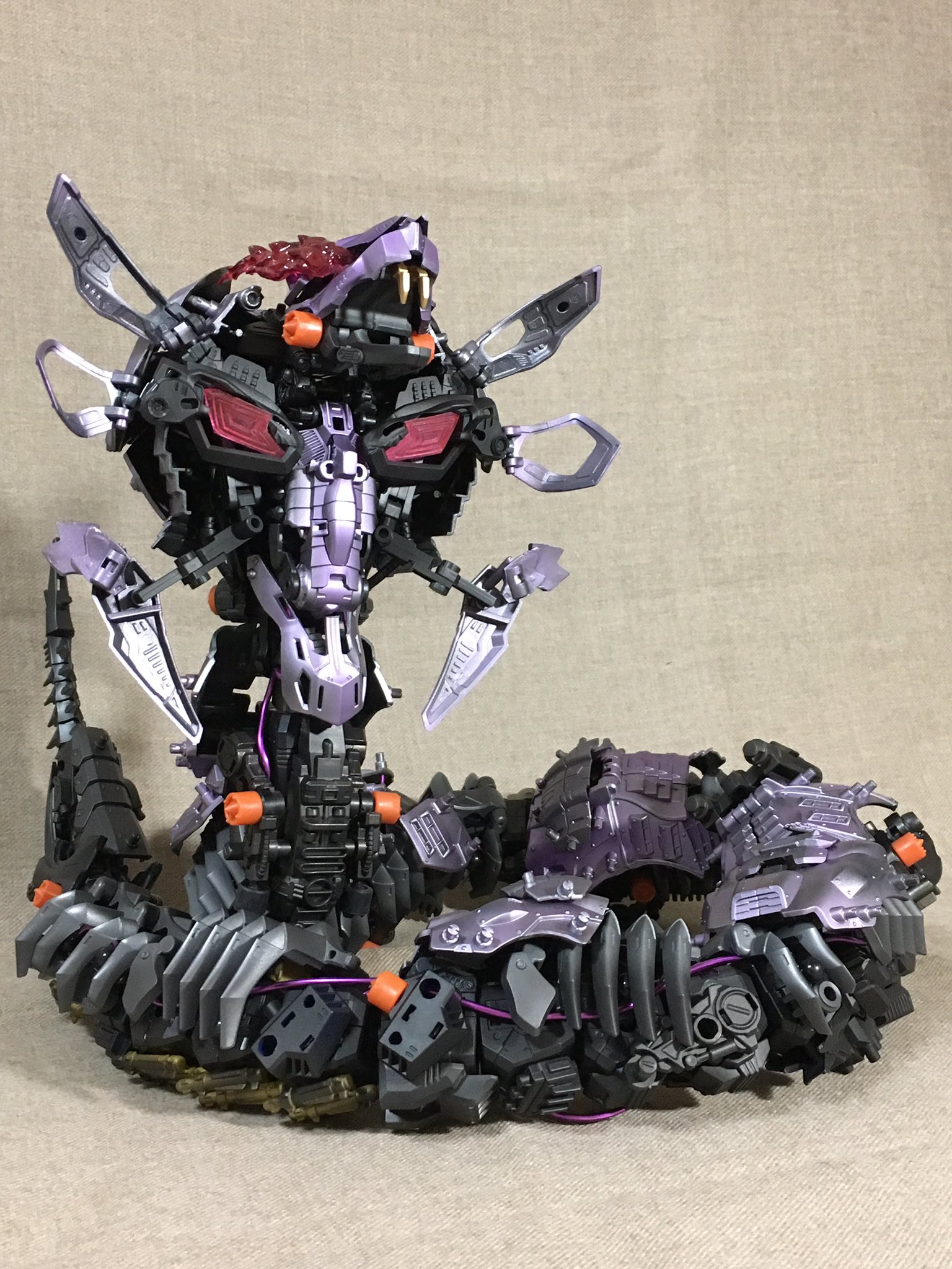 ゾイド ブラックライモス 塗装済み LED改造 完成品 タカラトミー100