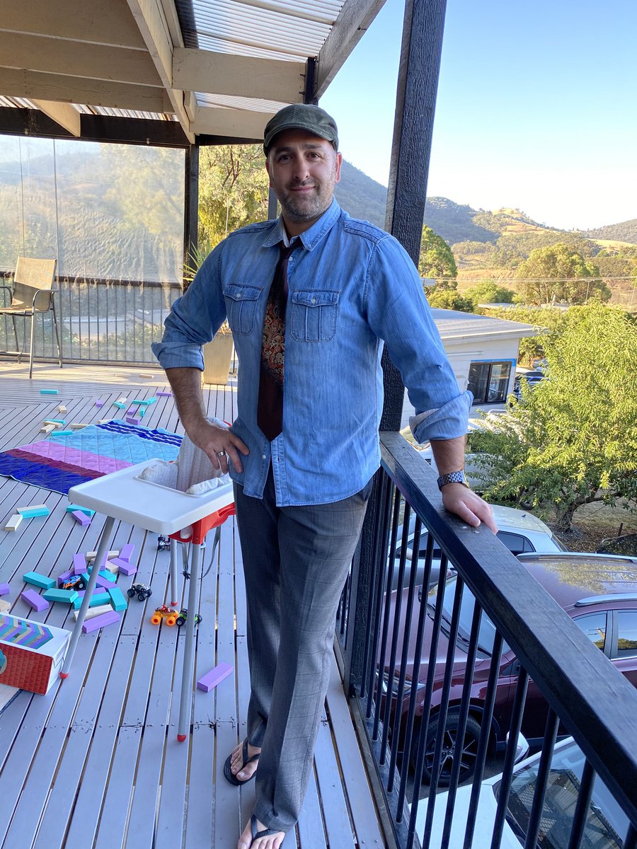 Brian_Peel's tweet photo. Theme: Op Shop Chic (with a touch of Australia) #NYE2019 #Howqua https://t.co/OZzlfcQ0tz