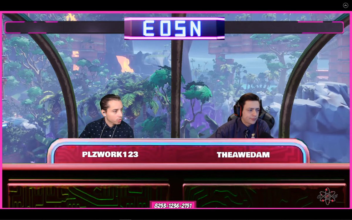 TheEOSN's tweet photo. @Plzwork123 & @TheAweDam at the Casting Desk during one of our #CreativeShowdowns!
#FortniteCasters #FortniteCompetitive #FortniteThumbnails #FortniteCreativeShowdowns #FNCS #FortniteCreative #FortniteIslandCodes #FortniteMaps #FortniteClips #FortnitePros https://t.co/AglczyhTkb