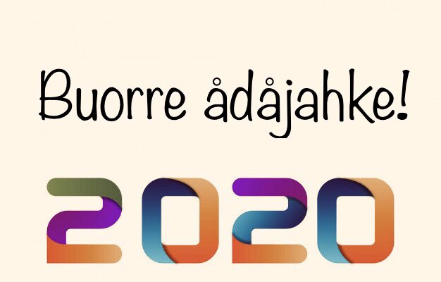 EuroMinLang's tweet photo. Buorre ådåjahke! #HappyNewYear #Saami #LuleSaami #Europeminoritylanguages https://t.co/lhJWjkkci5