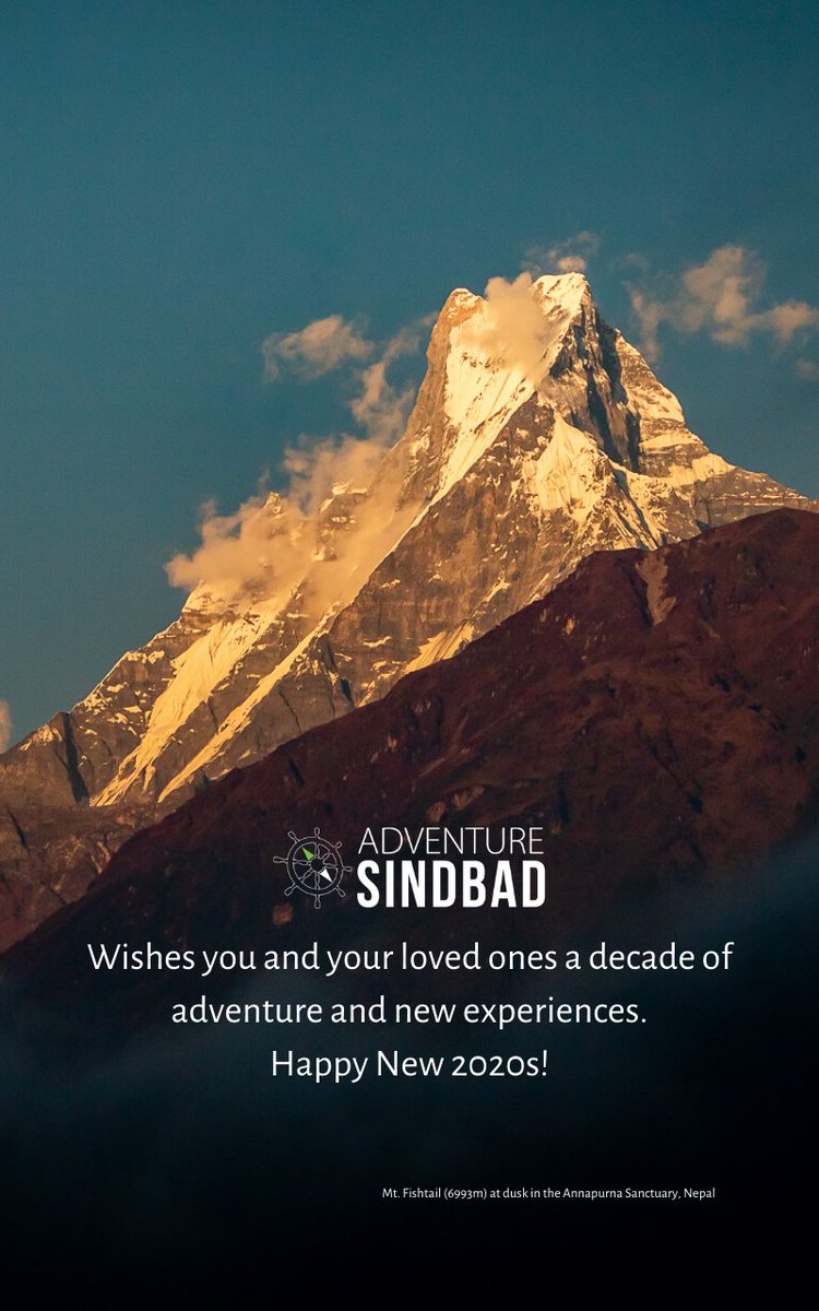 AdventureSinbad's tweet photo. May you climb every mountain. Happy new 2020s!

#HappyNewDecade https://t.co/wWKxIyH2O6