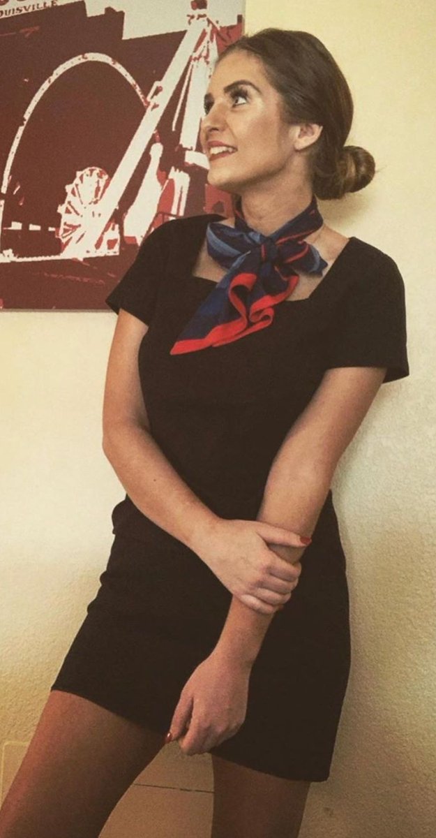 HotAirHostesses's tweet photo. Curly beauty 
📸 @mikala_brooke

#CabinCrew #Uniform #Tights #Legs #Heels #HighHeels #Pantyhose #Stocking #Nylon #Feet #feetpictures #flightattendant #Sexy #Skirt #Smile #RT #Girls  #Azafata #CabinCrewLife  #AA #Sheer #AmericanAirlines #Follow #Fashion #Instagram https://t.co/PWHyyE7K3Z
