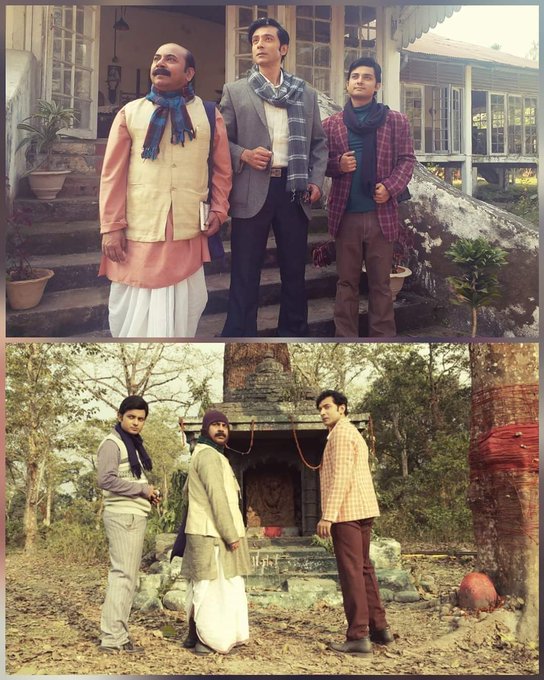 mayukhrghosh's tweet photo. Friends outside Bengal, let me introduce you a new set of the Evergreen Trio. #Feluda, #Topshe & #Jatayu r back.@srijitspeaketh is making a web-series #FeludaPherot for @addatimes
Makers have passed the first test. @tota_rc Feluda & Co. looks exactly like the Ray Illustrations https://t.co/1SxD3gKxrf