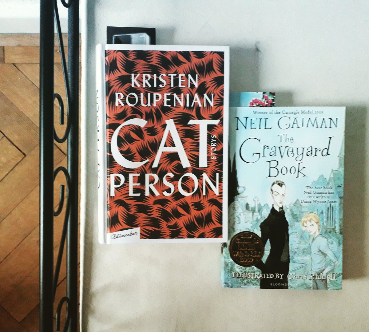 lesewahn's tweet photo. Meine aktuellen #currentlyreadings, neben 5 anderen Titeln 🤓📖 beide gefallen mir auf ihre Art ziemlich gut - schräg und außergewöhnlich 😁❤️ Was lest ihr aktuell? 🤔 @BlumenbarVerlag / @neilhimself https://t.co/6pu3O6kXby