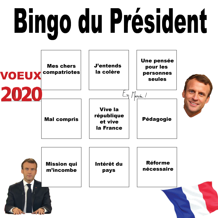 FMoulinard's tweet photo. @gblardone Mise à jour du bingo 2020 🥳 https://t.co/O5hSaPZaKj