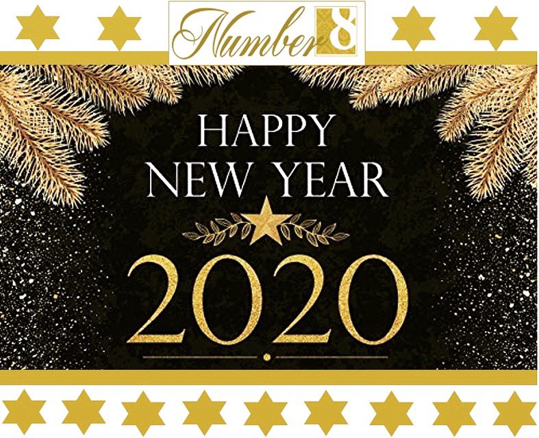 Number8LLC's tweet photo. Number 8 Team Wishes You A Very Happy &amp; Prosperous New Year... 

#Number8llc #NewYear #2020 https://t.co/6qOTeRjM8Y
