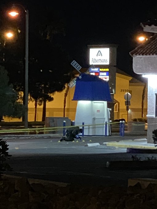 Like ya girl can&rsquo;t even get some snacks cause some loser is shooting up gas stations in summerlin 😭 https://t