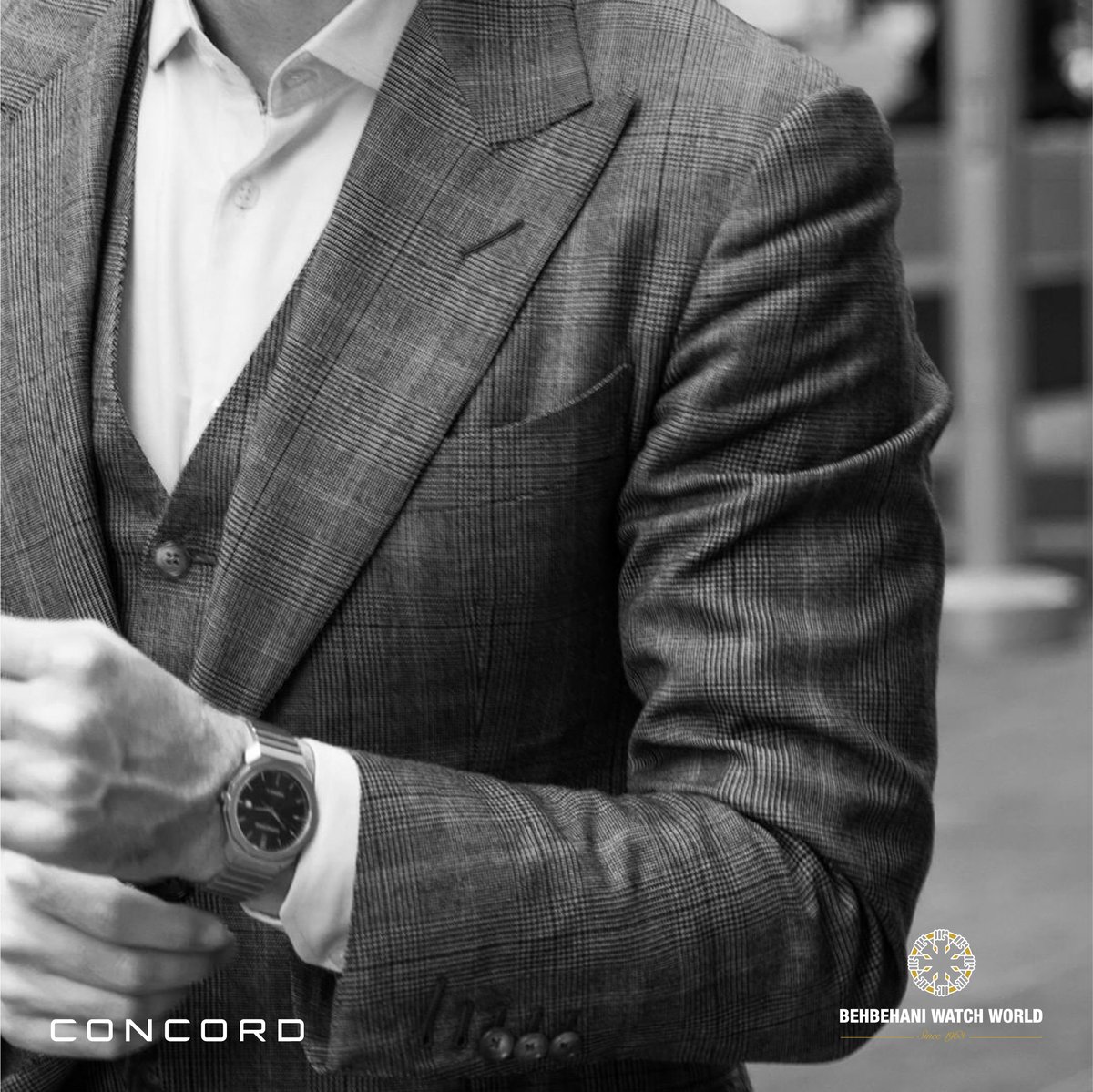 BehbehaniWatch's tweet photo. أنيقة و مذهلة هي اطلالتك مع ساعة كونكورد الراقية
Get a stylish and stunning look with the elegant 𝘾𝙤𝙣𝙘𝙤𝙧𝙙 watch ⌚
************************************************
#Concordwatches #SwissWatches #Kuwait #BehbehaniWatchWorld #Watch #Gents https://t.co/DXkMTKTTzp