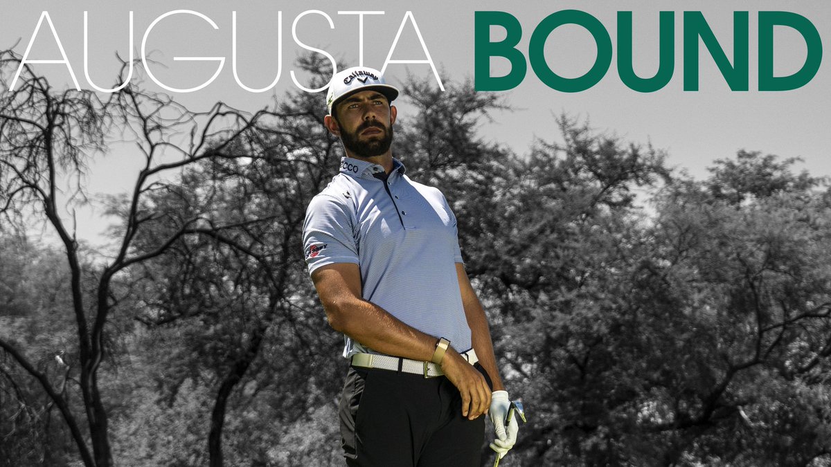 ECCOGOLF's tweet photo. Augusta bound. It’s 💯 days until The Masters, and with a year-end OWGR of 4️⃣9️⃣ Erik van Rooyen will receive an invite to make his first trip down Magnolia Lane in April. 🌺 A huge congrats from all of us at ECCO, Erik! https://t.co/1V6GbtEbJO