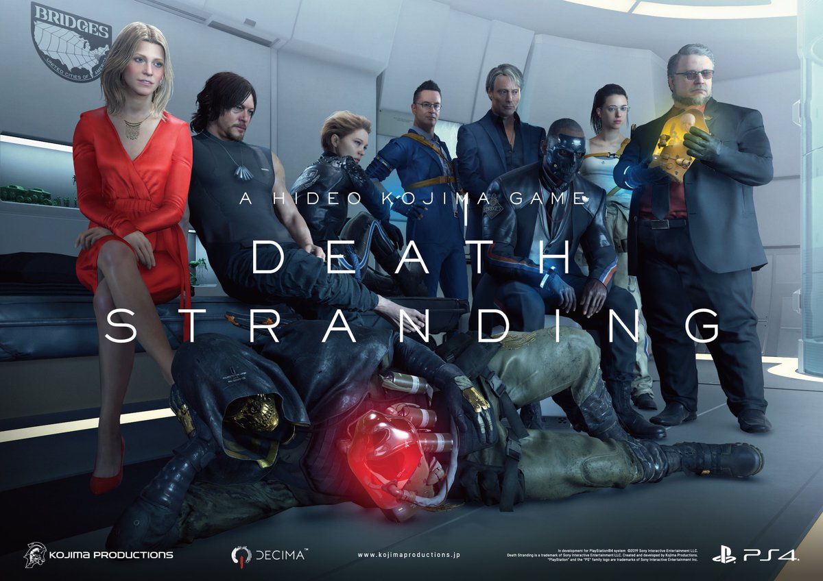 HIDEO_KOJIMA_EN's tweet photo. Dear Sam “Porter” Bridges in the world, thanks for delivering last packages at the end of the year 2019.

TOMORROW IS IN YOUR HANDS.

#デスストでつながれ
#デススト
#DeathStranding     
#TomorrowIsInYourHands https://t.co/ziEF0eN1nL