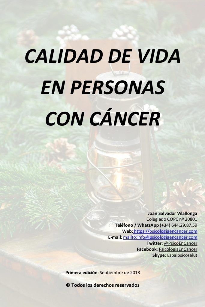PsicoEnCancer's tweet photo. Cómo aliviar el malestar emocional cuando tenemos #cáncer, y muchos otros temas en la Guía PDF "Calidad de vida en personas con #cáncer": Un buen regalo! https://t.co/qZD8ZjF50B https://t.co/duRsuyQzhv