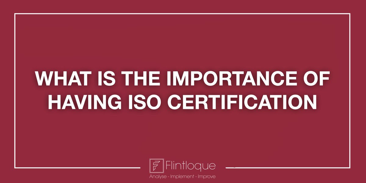 Flintloquems's tweet photo. What standards does ISO have for #innovation and what are the benefits?🤔 Having an ISO certification is important for SMMs because of its ability to enact growth, profitability and cost savings 💸 The benefit of reducing waste also allows your workforce to be more efficient. https://t.co/UpftAMFX2j
