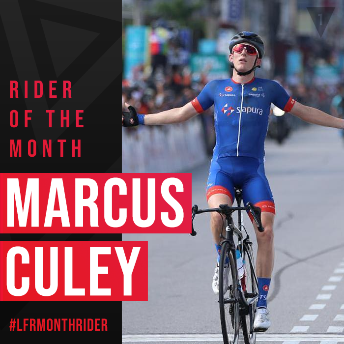 Last day of the year, last rider of the month.

For December it's pretty easy: winning the GC of Tour of Selangor and four of the five race stages, our #LFRMonthRider for December 2019 is Marcus Culey!

Congratulations <a href="/MarcusCuley/">Marcus Culey</a>