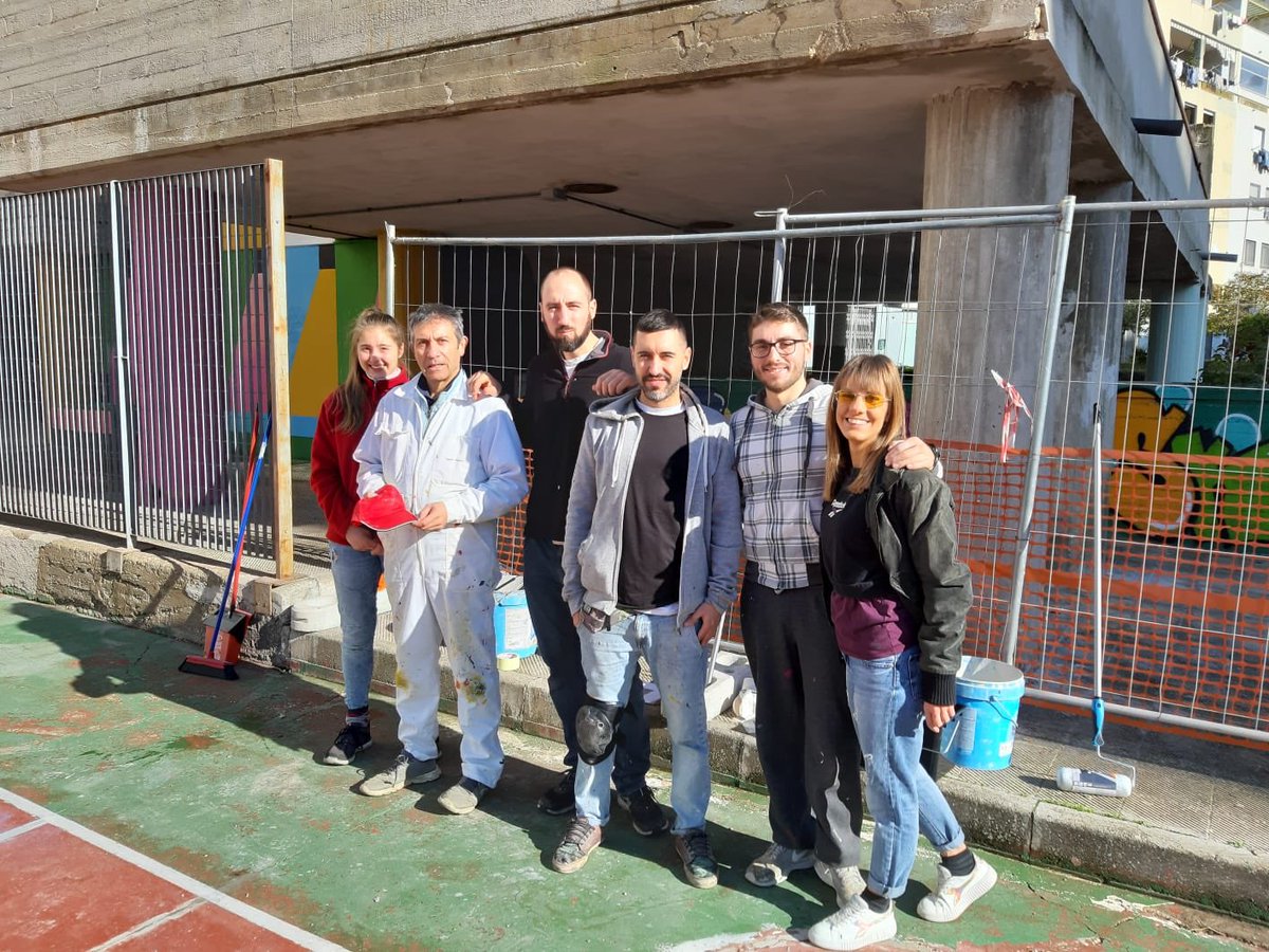 OpenPlayfulspac's tweet photo. Noi siamo pronti per riprendere i lavori di “Let’s Play Culture” che prevedono la riqualificazione della pavimentazione del campo da basket presente in piazza Degli Olmi. 🎨

#OpenPlayfulSpace #Matera2019 #Uisp #UispBasilicata ✅ 

Info 👉🏼https://t.co/YKjtuEQ1L2 https://t.co/4gTsYR150z