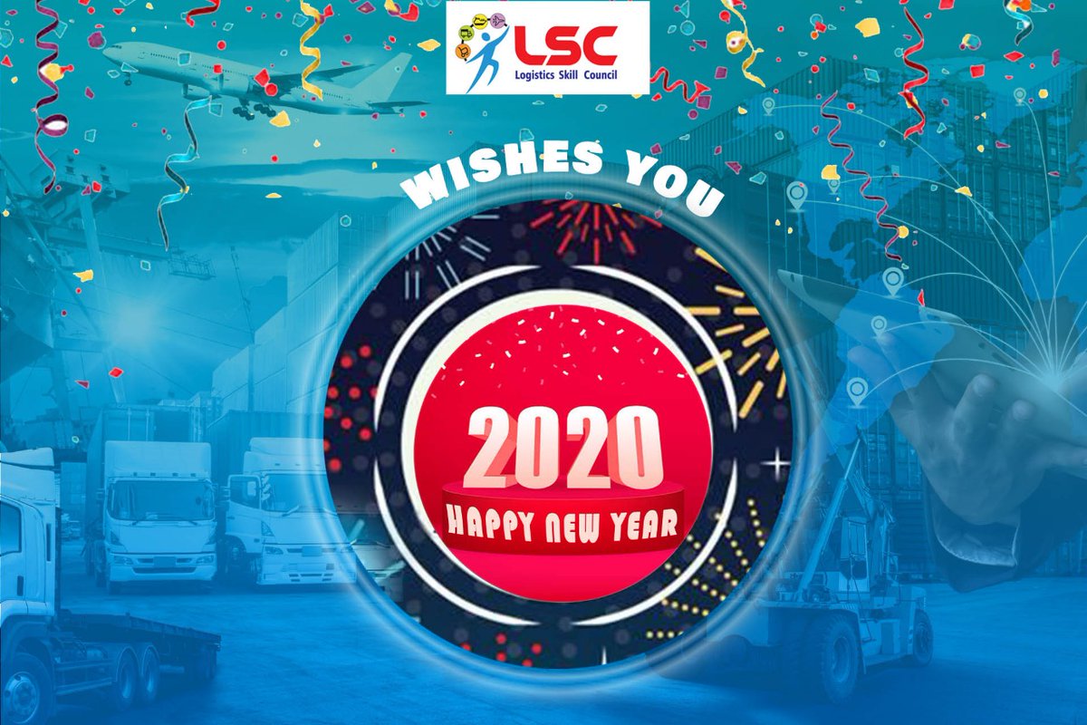 CouncilSkill's tweet photo. Logistics Sector Skill Council wishes you a HappyNewYear...
#happynewyear2020 https://t.co/0eSDX6ttml