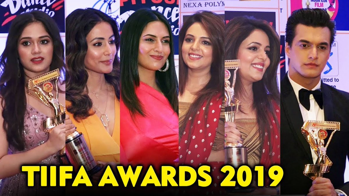 BollySpy's tweet photo. 8th #TIIFAAwards2019 | #HinaKhan, #DivyankaTripathi, #GiaManek, #JannatZubair

@eyehinakhan @Divyanka_T @Giaa_Manek @jannat_zubair29 #TIIFA2019 #TIIFA 

Watch Video 👉 https://t.co/EGUjDPK5Gt https://t.co/0xDI1DO39T