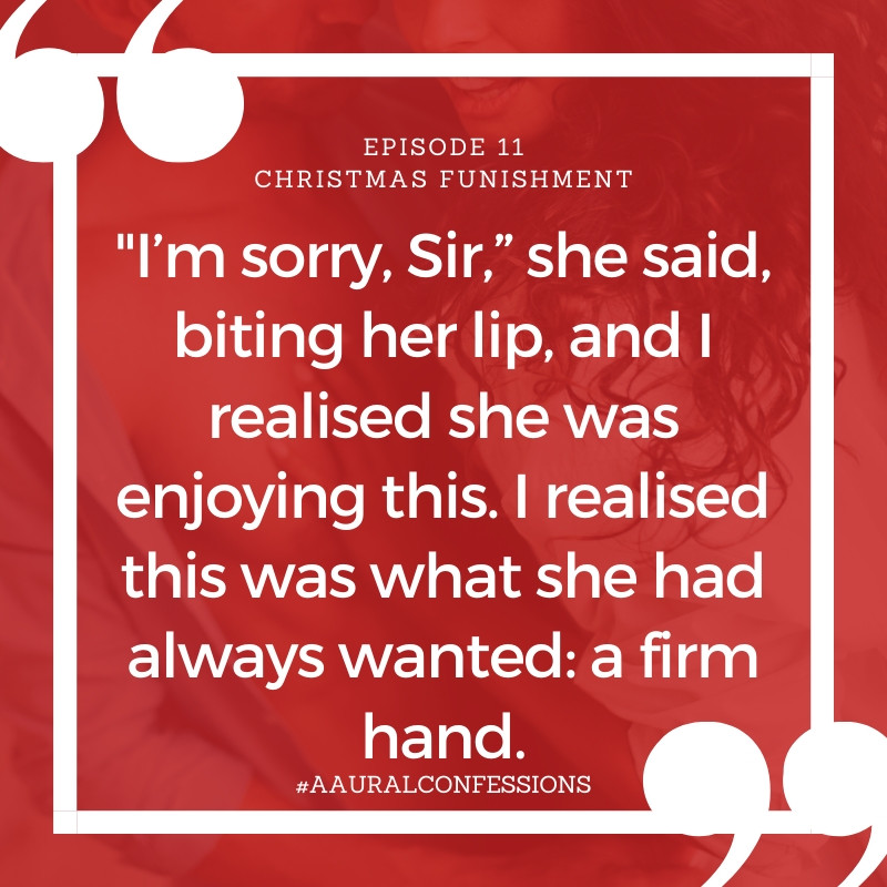 auralconfess's tweet photo. "I’m sorry, Sir,” she said, biting her lip, and I realised she was enjoying this. I realised this was what she had always wanted: a firm hand."
Listen to the full episode for free ...
https://t.co/10ofoMXRpn #podcast #erotic #eroticpodcast #erotica #confession #aauralconfessions https://t.co/LGIM8bbBuT