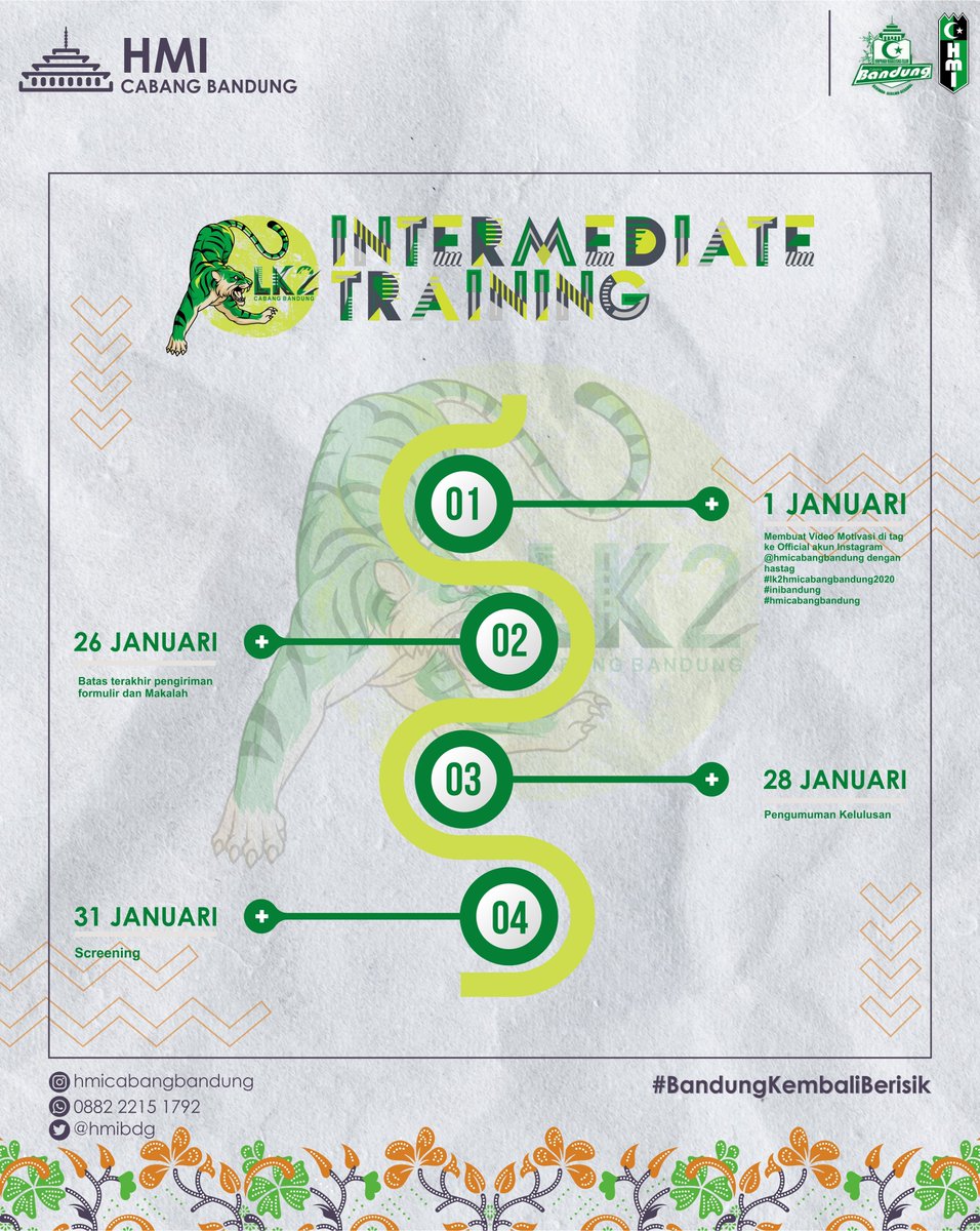 LK2 HMI Cabang Bandung 2020

#lk2cabangbandung
#inibandung