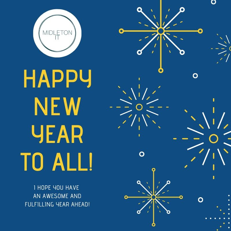 Midleton_IT's tweet image. 🎉 HAPPY NEW YEAR! 🎉

We hope you all have a great new years! 

We are back on Thursday the 2nd of January so be sure to keep us in mind for your repairs in 2020!

➡️ MidletonIT.ie ⬅️