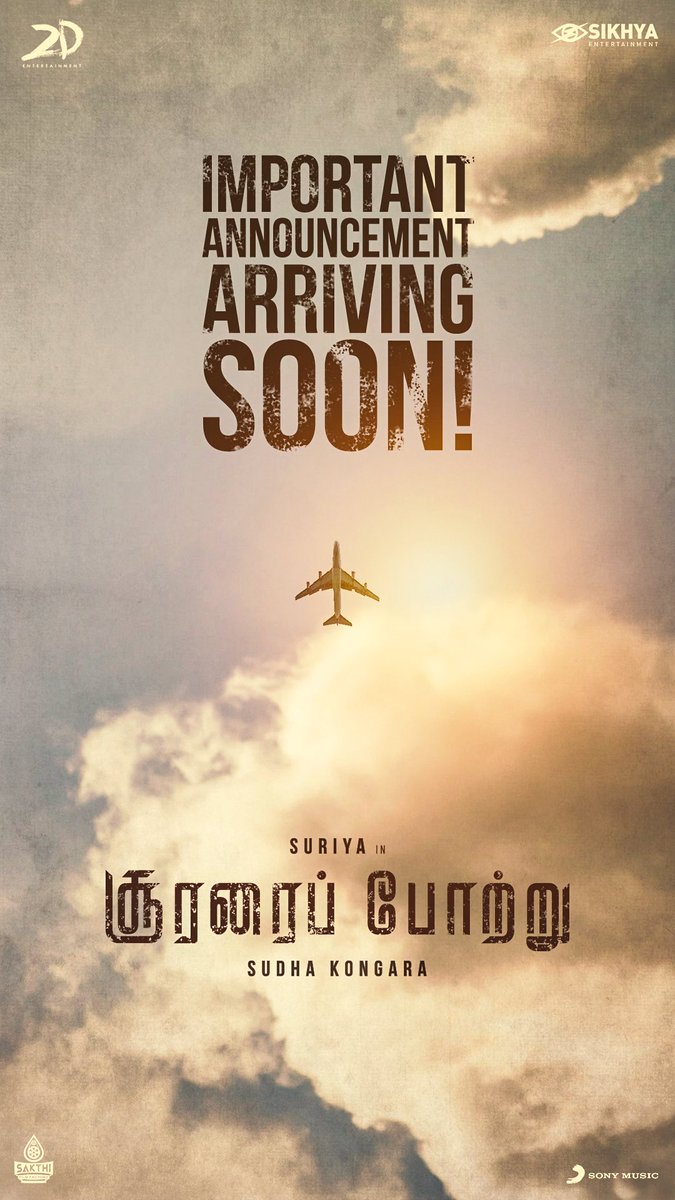 rajsekarpandian's tweet photo. Wish a Happy New Year 2020 #AnbanaFans #SooraraiPottru
Update 10am tomo!!
⁦@Suriya_offl⁩ SudhaKongara @gvprakash @nikethbommi @Aparnabala2 @editorsuriya @jacki_art @rajsekarpandian @guneetm @SuperAalif ⁦@2D_ENTPVTLTD⁩ @SakthiFilmFctry ⁦⁦@gopiprasannaa⁩ ⁦⁦ https://t.co/waQRrLVSDz