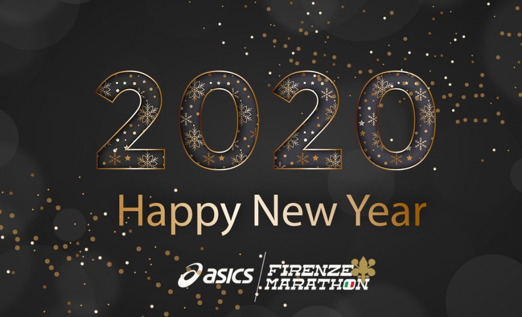 Tanti auguri per un buon anno nuovo, pieno di soddisfazioni e di successi! Buon 2020 ! #asicsfirenzemarathon #iocorroafirenze #weruninart #weruninflorence #2020 #happynewyear #capodanno