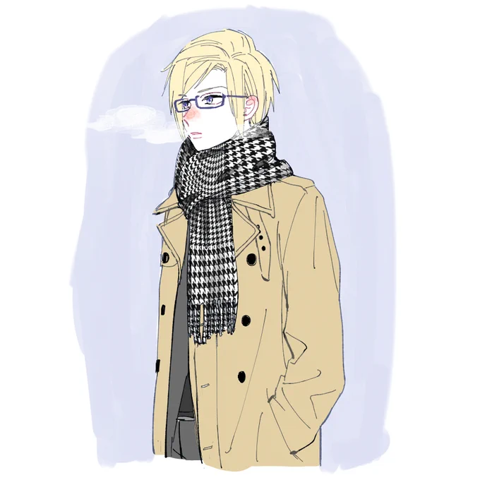 描き納めサッキョさん 今年も1年間描いたもの見てくださって有難うございました～! 