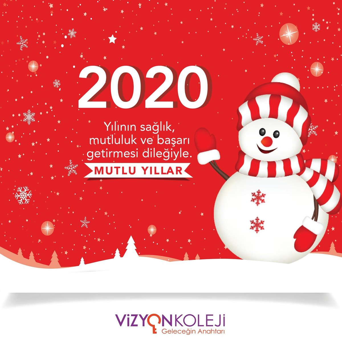 2020 yılının sağlık, mutluluk ve başarı getirmesi dileğiyle. Mutlu Yıllar. #yeniyıl #sağlık #mutluluk #başarı #2020 #mutluyıllar #antalyavizyonkoleji