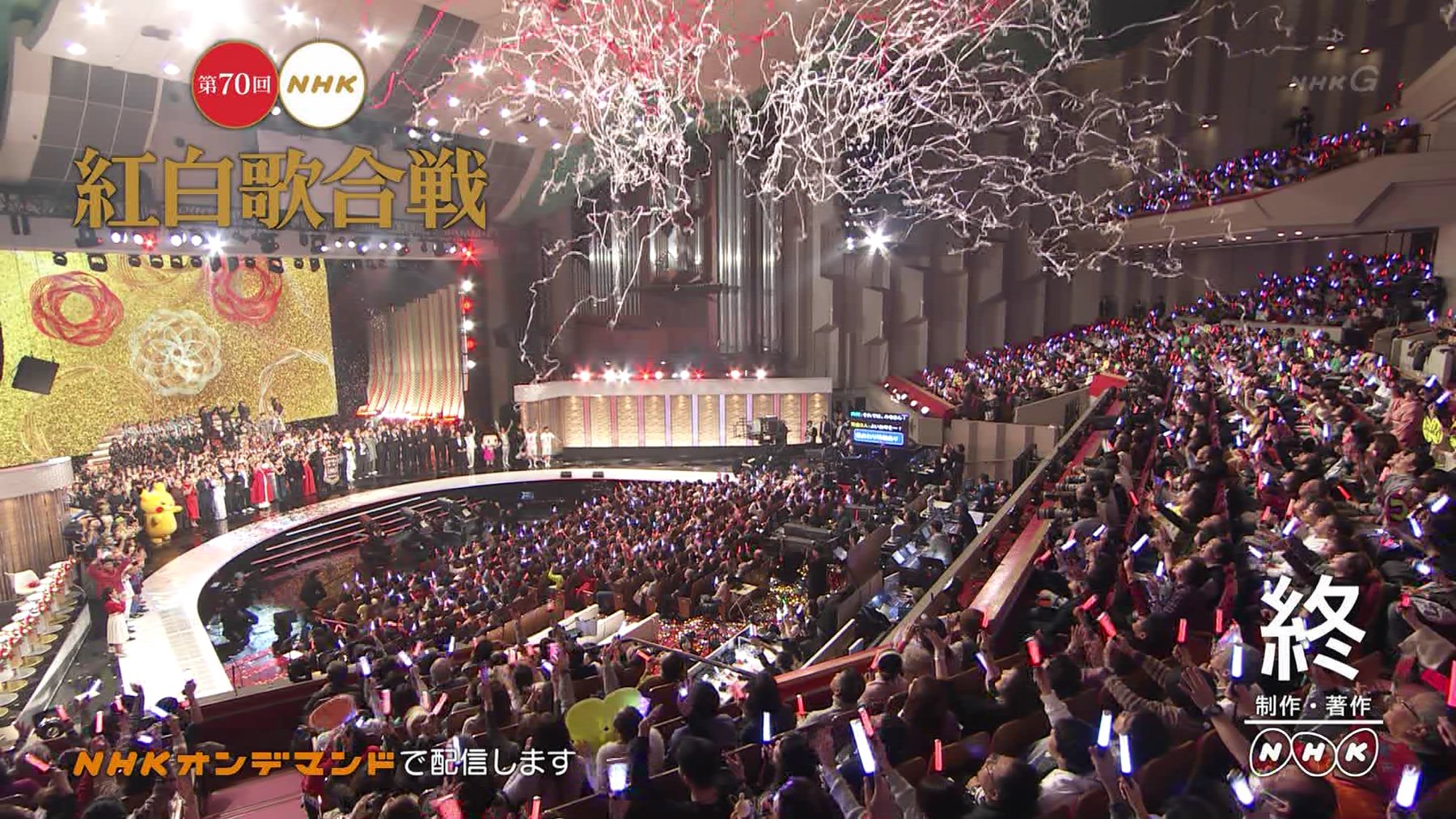 コクブカメラ 3回接種済 第70回 Nhk紅白歌合戦 終 制作 著作 Nhk紅白 T Co Rx3tfyd2xt Twitter