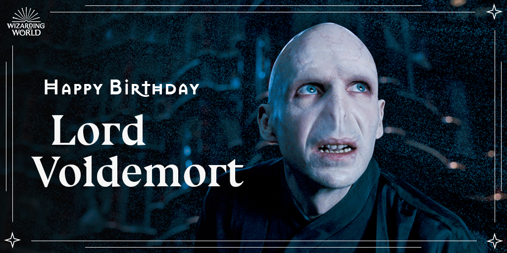 wizardingworld's tweet photo. We don't encourage celebrating the Dark Lord's 93rd birthday, but here's a tweet acknowledging it anyway. https://t.co/qQ17EAuDJt
