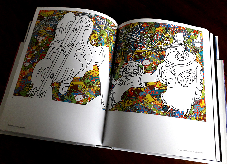 DG2s's tweet photo. J'ai reçu mon cadeau de Noël! L'ouvrage dédié à la Dreamcast de #SimonParkin chez #ReadOnlyMemory : Sega Dreamcast Collected Works. Un magnifique livre regroupant une incroyable quantité d'information technique et visuelle sur la machine. Un vrai régal pour nos rétines! Merci! 😍 https://t.co/KnpCFpVJAM