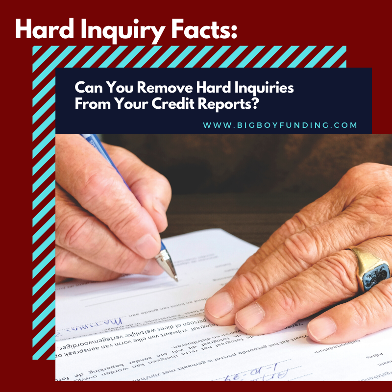 Can you remove #hardinquiries from your #creditreport? Read our latest article on our #creditblog at bit.ly/2SoJDzR #Credit #Jobsearch #Careers #PersonalDevelopment #CreditFacts #Credit #CreditCards #BetterCredit #ImproveCredit #FixCredit