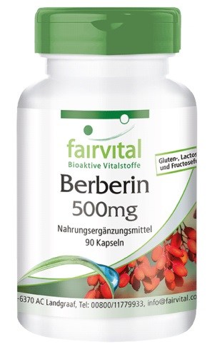 Fairvital Berberine 500mg 90 caps natural-alternative-products.co.uk/product/fairvi…