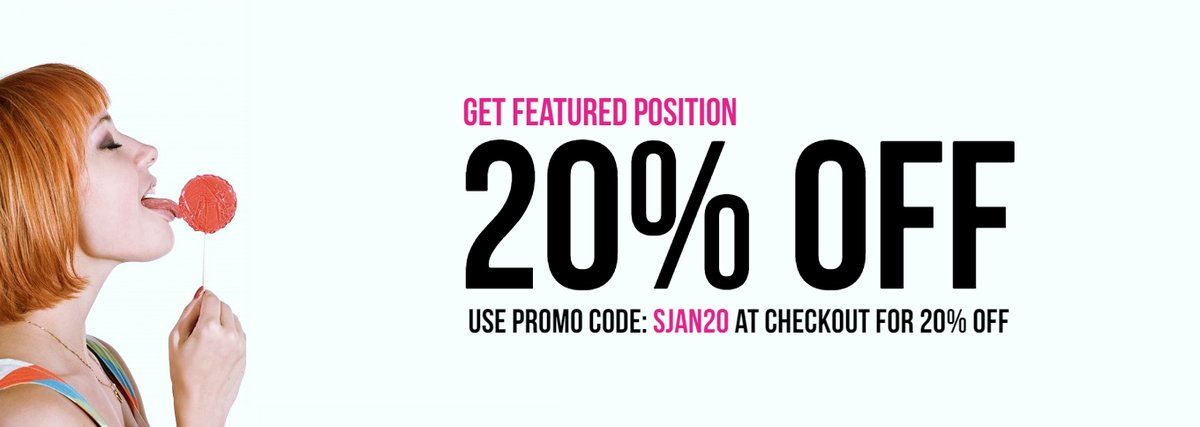 UCompanions's tweet photo. January Promo
20% OFF on all ad packages
Simply enter the promo code : SJAN20 at checkout
#EscortState
Get up to 50% off if you prepay for a longer period
https://t.co/QMWNgbEzY4…………
#esvips #esgirls https://t.co/nFurdjTcgP
