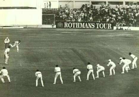 When Situation demands,unleash everything.(Dennis Lillee's nine slips against New Zealand)