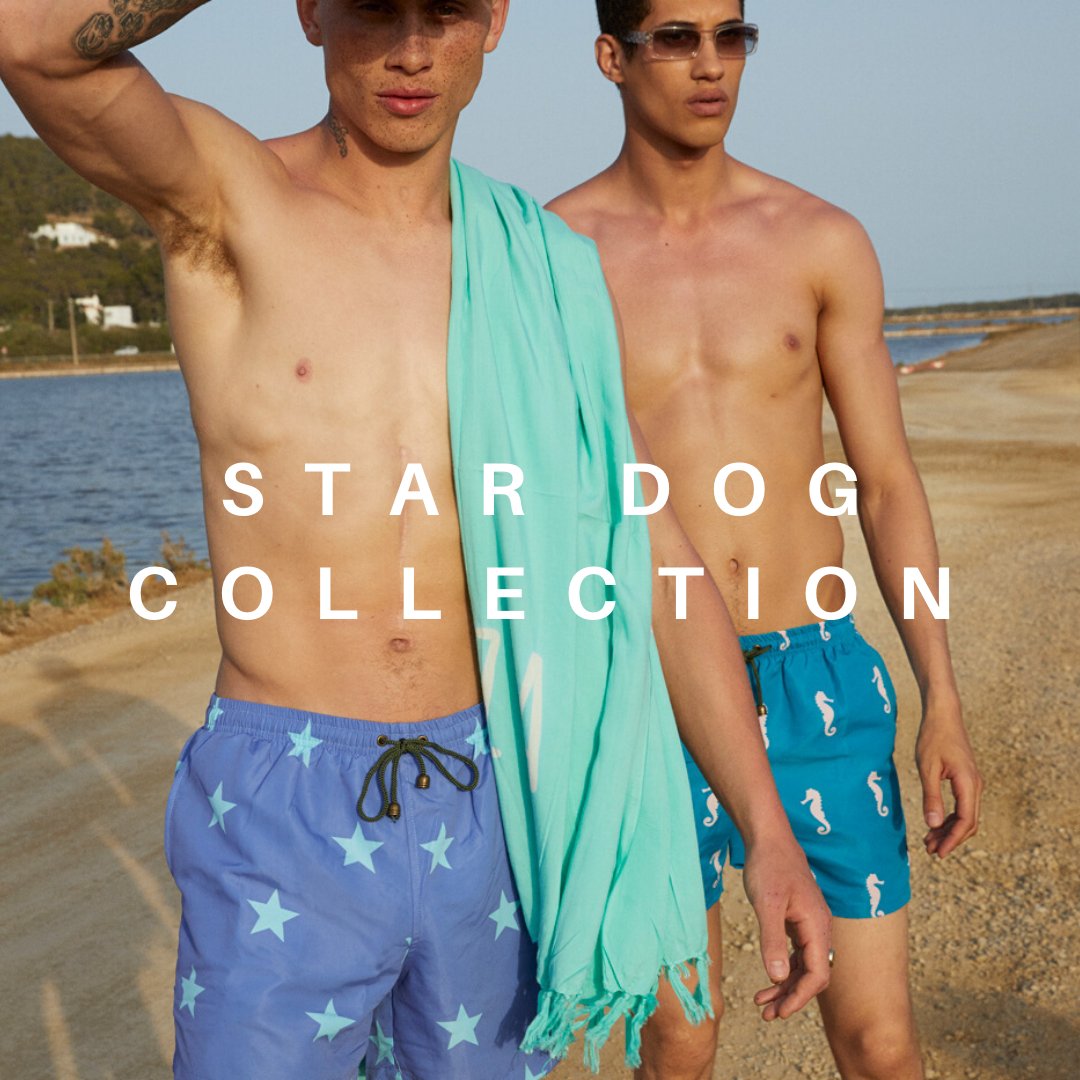 Have you seen our latest collection yet? We'll help you get beach ready with our designer swim shorts made for your inner adventurer. #stardog #podenco #SS20  #menswear #mensfashion #swimwear #meansswimwear #Ibiza