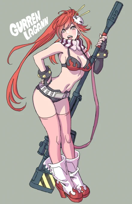ちょっと前に描いたグレンラガンです。 