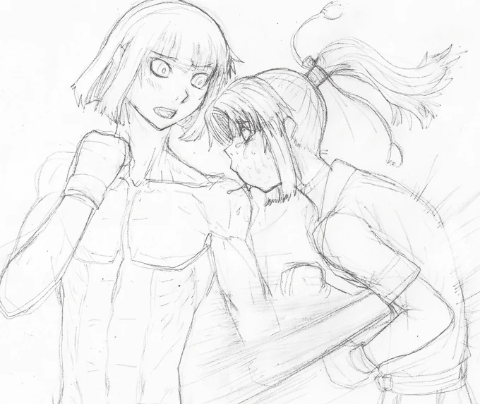 描き納めの腹パン絵

ラフだけですが時間が足りなかったので諦めて年越しに備えます…😅

続きはまた来年w 