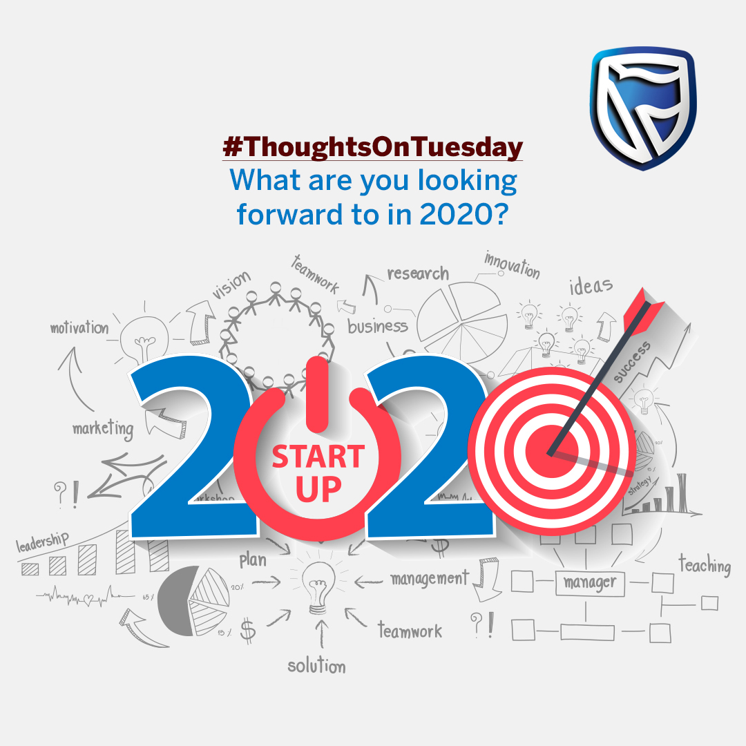 StanbicIBTC's tweet photo. The New Year comes with goals and aspirations. Tell us what you are looking forward to in 2020 and why. #ThoughtsOnTuesday https://t.co/TwIWZnkfGK