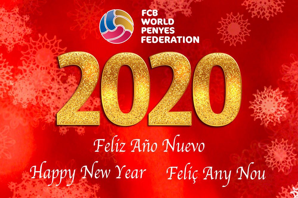 Feliç 2020! 🎉 ¡Feliz 2020! 🥂Happy 2020! 

💙❤️

#FemPenyaFemBarça #FCBarcelona  #BarçaWorldPenyes #BarçaPenyes #Happy2020